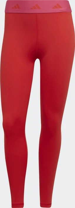 adidas TECHFIT Hose 7/8 vivid red/team real magenta (Damen)
