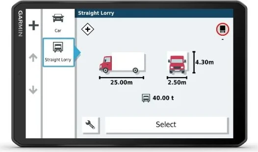 Garmin dēzl LGV800 MT-S