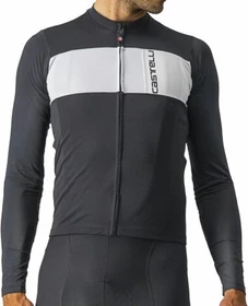 Castelli Prologo 7 Trikot langarm light black/silver gray/ivory (Herren)