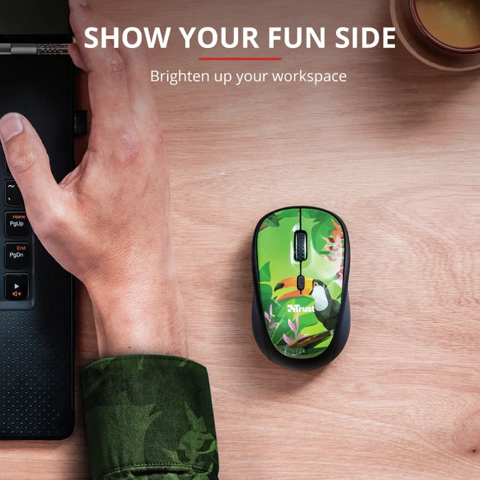 Trust Yvi Wireless Mouse Toucan, USB