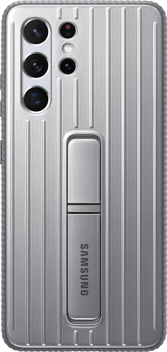 Samsung Protective Standing Cover für Galaxy S21 Ultra grau