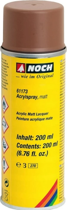 Noch Acrylspray matt braun, 200ml