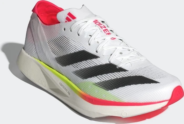 adidas Adizero Takumi Sen 10 cloud white/core black/lucid red (Damen)