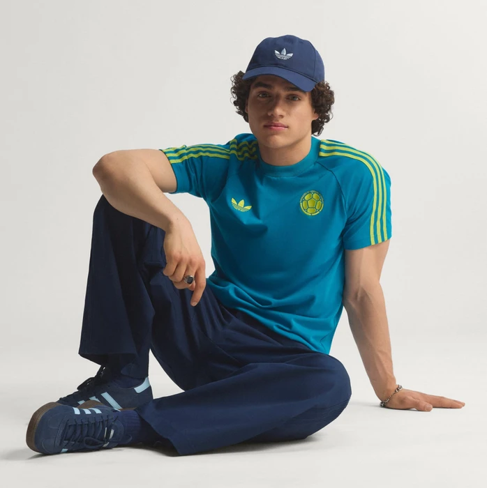 adidas Kolumbien Original T-Shirt kurzarm mystery petrol (Herren)