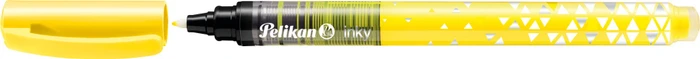Pelikan inky Neon Tintenroller (Mine) gelb, Rechtshänder, Faltschachtel