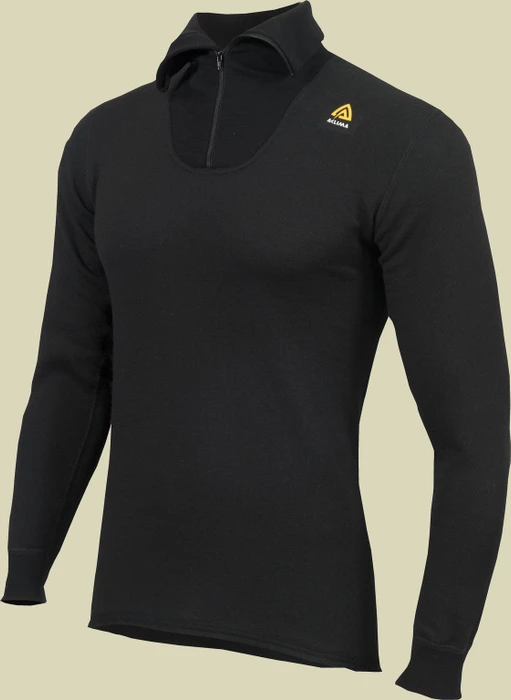 Aclima HotWool Poloshirt langarm jet black