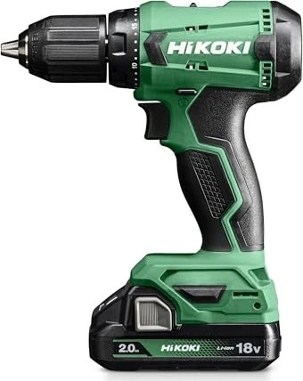 Hikoki DS18DAWCZ Akku-Bohrschrauber inkl. Koffer + 2 Akkus 2.0Ah