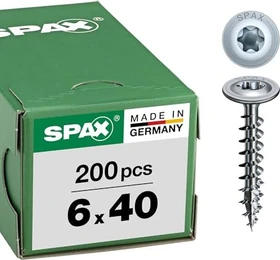 Spax WIROX A9J 4CUT T-STAR plus T30 Holzbauschraube, 6x40mm, 200 Stück