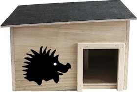 Westerholt Igelhaus mit Boden, braun/schwarz
