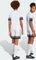 adidas Squadra 25 Trainingshose kurz weiß/schwarz (Junior) Vorschaubild