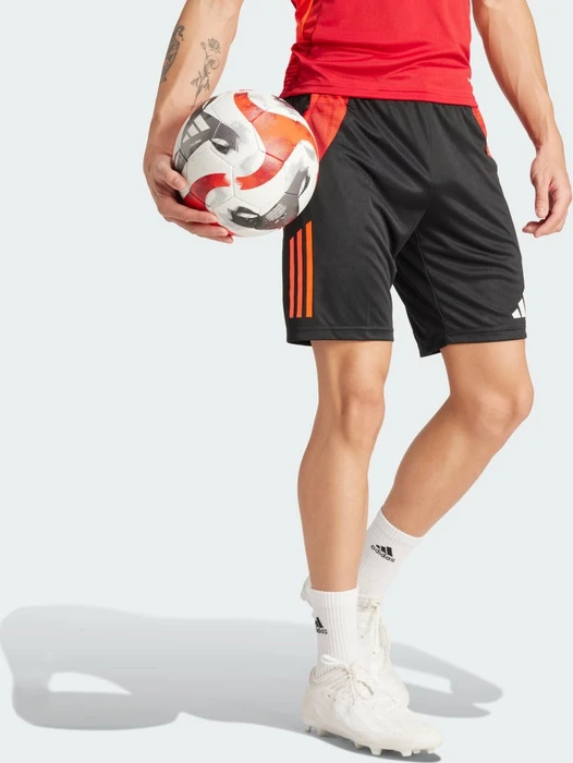 adidas Tiro 24 Competition Trainingshose kurz black/app solar red (Herren)