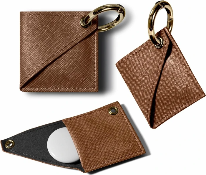 LAUT Prestige Case für Apple AirTag tan brown