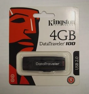 Kingston DataTraveler 100 4GB schwarz, USB-A, USB 2.0