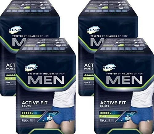 Tena Men Active Fit Pants Plus Schutzhose Größe L, 8 Stück