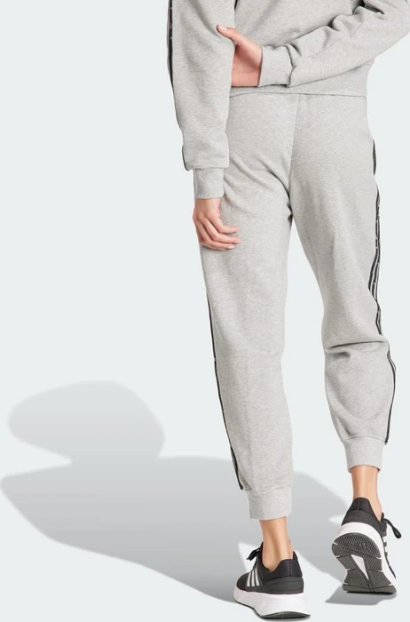 adidas Essentials 3-Streifen Animal-Print Trainingshose 7/8 medium grey heather (Damen)