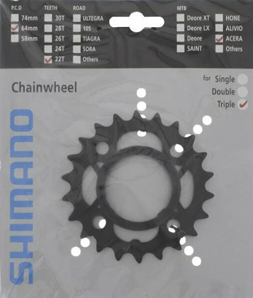 Shimano Acera FC-M361 22 Zähne Kettenblatt