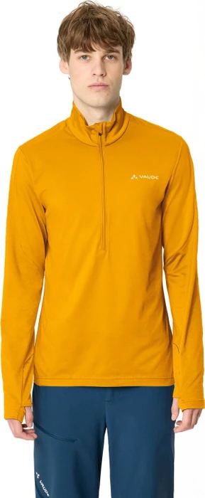 Vaude Livigno Halfzip II Fleece Funktionsshirt langarm saffron (Herren)
