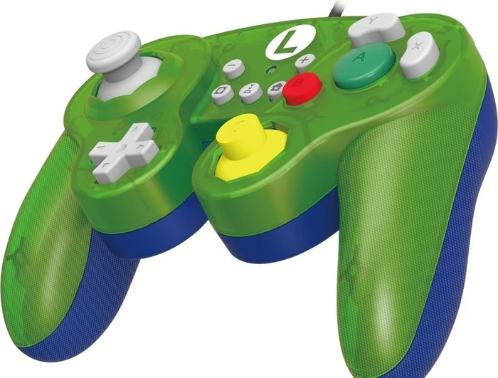 Hori Battle Pad Controller Luigi Edition grün/blau (Switch)
