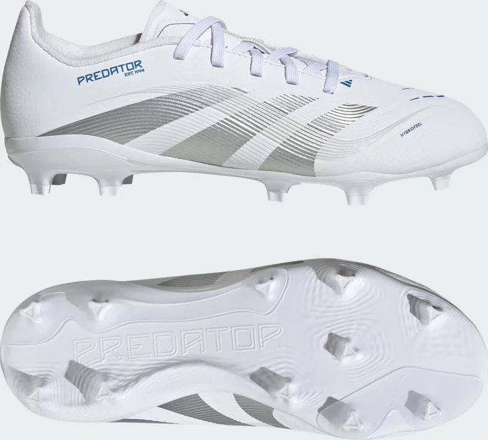 adidas Predator League FG/MG cloud white/silver metallic/bright royal (Junior)