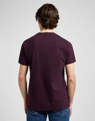 Lee Medium Wobbly T-Shirt kurzarm deep wine (Herren)