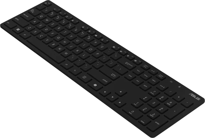 ASUS W5000 Wireless Keyboard and Mouse Set, COPILOT, schwarz, USB, DE