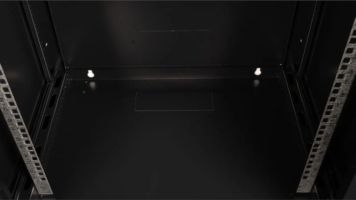 Roline / Secomp Value 19" Wandgehäuse 18HE, Flatpack, Sicherheitsglastür, IP20, RAL 9005, 450mm tief