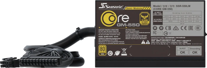 Seasonic Core GM 650W, ATX 2.4