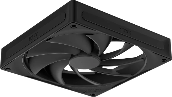NZXT F Series F140Q (2024), Matte Black, schwarz, 140mm