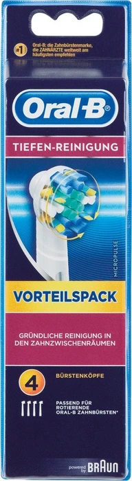 Oral-B Tiefenreinigung Ersatzbürste, 4 Stück