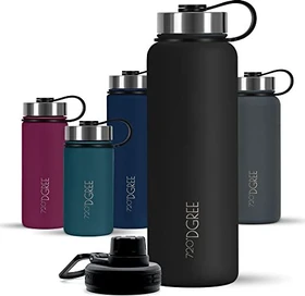 720°DGREE noLimit Steel Insulated Isolierflasche 950ml onyx black