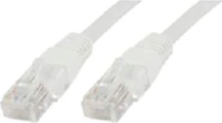 MicroConnect Patchkabel, Cat6, U/UTP, RJ-45/RJ-45, 1m, weiß