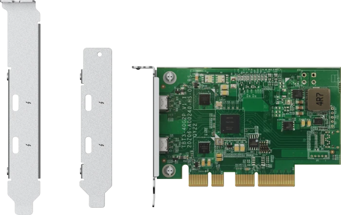 QNAP Thunderbolt 3 Expansion Card, 2x Thunderbolt 3, PCIe 3.0 x4
