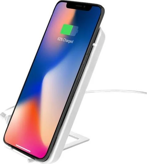 Celly Wireless Fast Charger Stand weiß