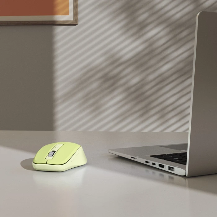 Hama WM-450 Silent Wireless Multi-Device Mouse grün/hellgrün, USB/Bluetooth