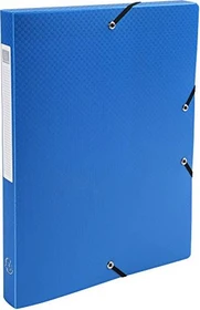 Exacompta Archivbox Kunststoff blickdicht 25mm, A4, hellblau, 8er-Pack