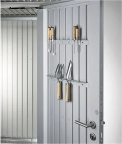 Biohort Werkzeughalter für Gerätehaus quarzgrau-metallic, 2 Stück