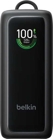 Belkin UltraCharge Powerbank 22K mit einziehbarem Kabel schwarz