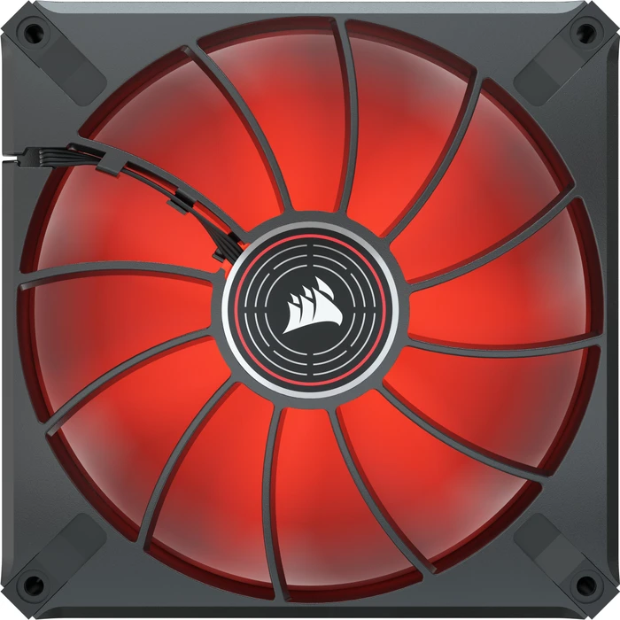 Corsair ML Series ML140 LED Elite Red, schwarz, 140mm