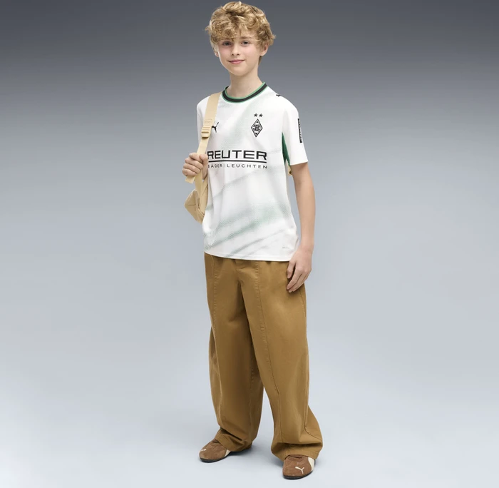 Puma Borussia Mönchengladbach 2026/2027 Heimtrikot kurzarm puma white/archive green (Junior)