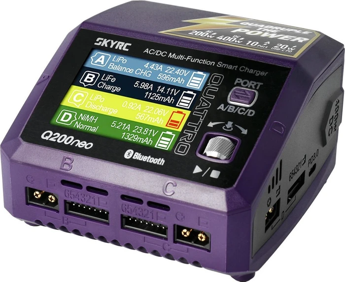 SkyRC Q200 Neo LiPo 1-6s 10A 200W AC Ladegerät