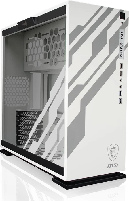 In Win 303 MSI Dragon Edition, weiß, Glasfenster