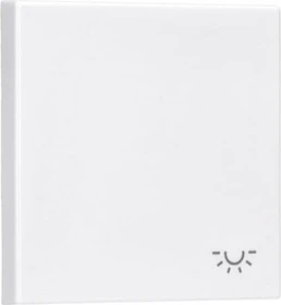 Jung Serie LS Wippe Symbol Licht, alpinweiß