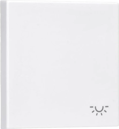Jung Serie LS Wippe Symbol Licht, alpinweiß