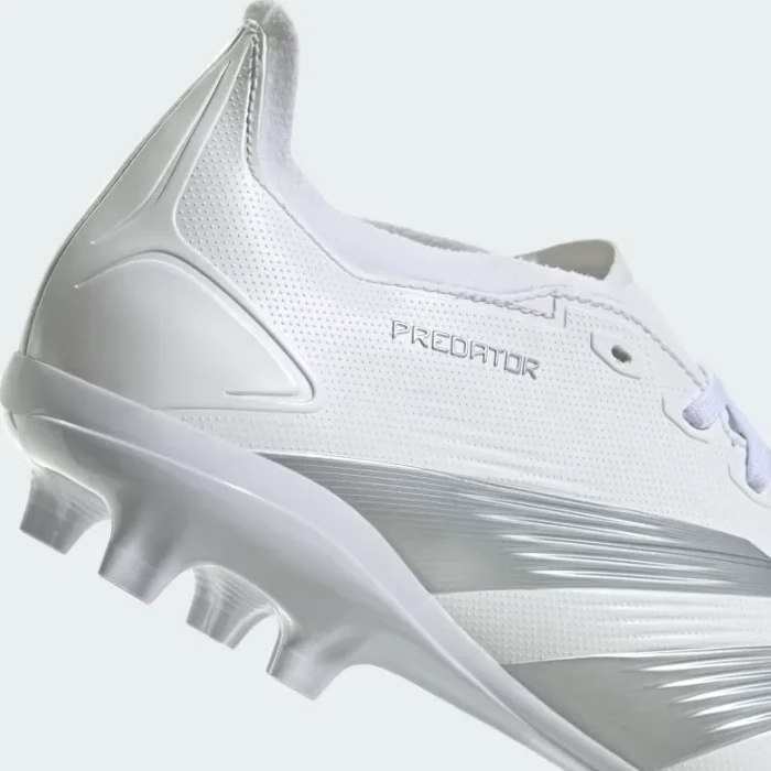 adidas Predator 24 League Low FG cloud white/silver metallic/grey one