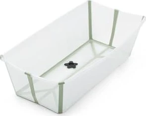 Stokke Flexi Bath XL faltbare Badewanne transparent/grün