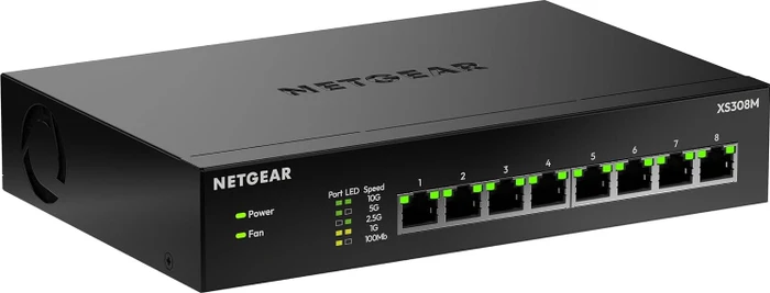 Netgear ProSAFE XS300M Desktop 10G Switch, 8x RJ-45