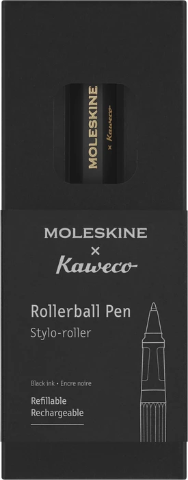 Moleskine x Kaweco 0.7mm Gelroller (Mine) schwarz, Etui