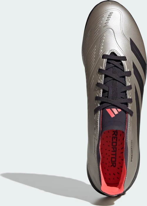 adidas Predator League TF platinum metallic/aurora black/turbo