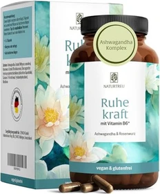 Naturtreu Ruhepol Ashwagandha Rosenwurz Kapseln, 120 Stück