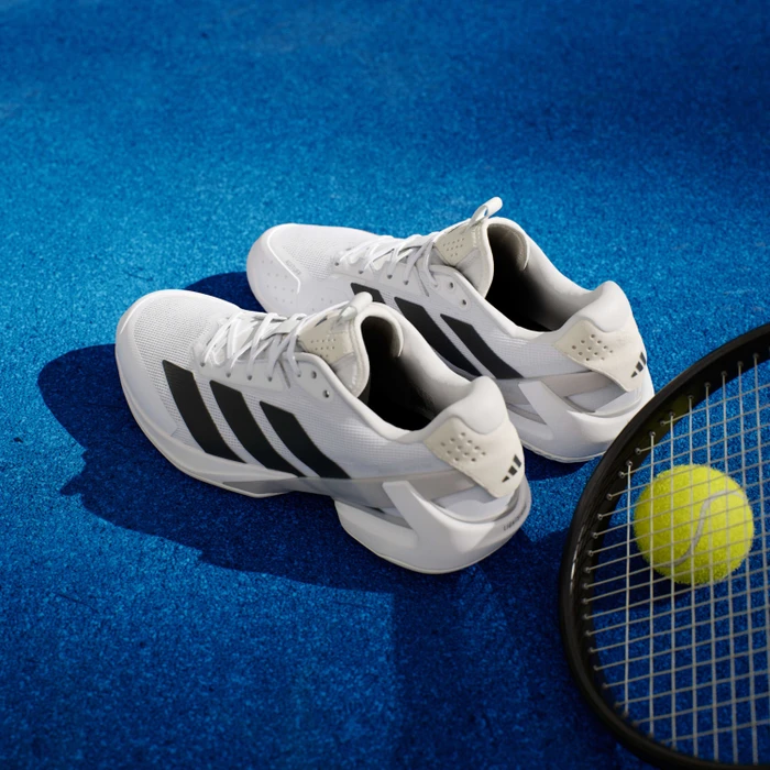 adidas Adizero Ubersonic 5 cloud white/core black/silver metallic (Herren)